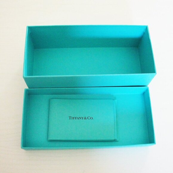Genuine Tiffany Box for Eyeglasses, Empty, With Certificate of Authentic… - Picture 3 of 8